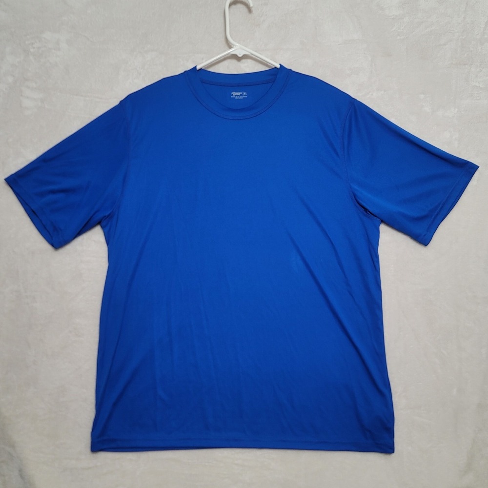 Fitness Gear T-shirt Men's XL Blue Short Sleeve Polyester Work Out